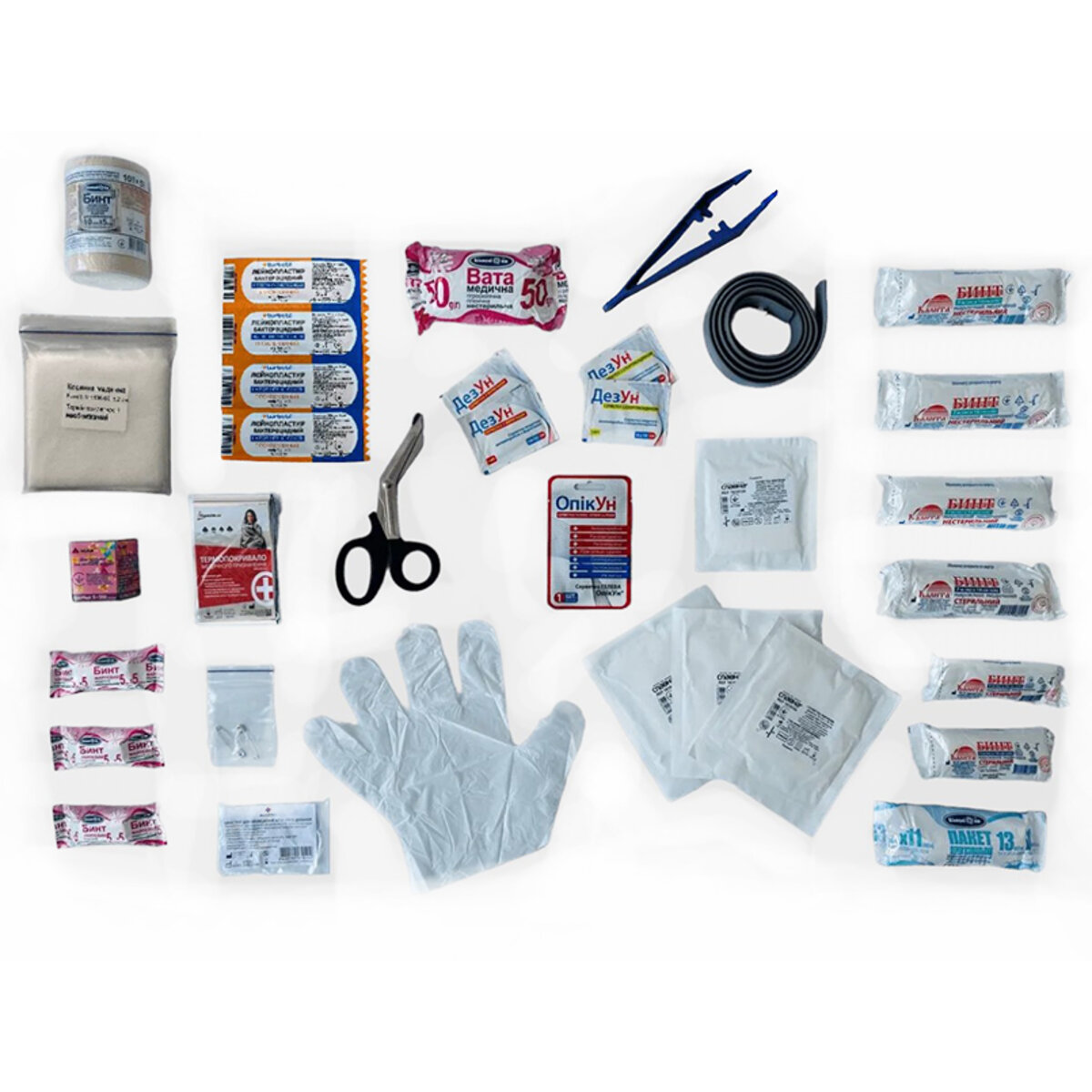 Аптечка медична автомобільна АМА-1 згідно ТУ, мякий футляр (02-076-M) дивитися фото №3