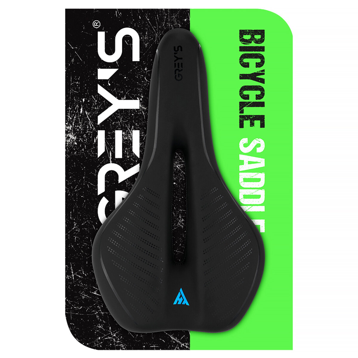 Сідло велосипедне Greys 280мм*160мм чорне (GR70160) дивитися фото №5