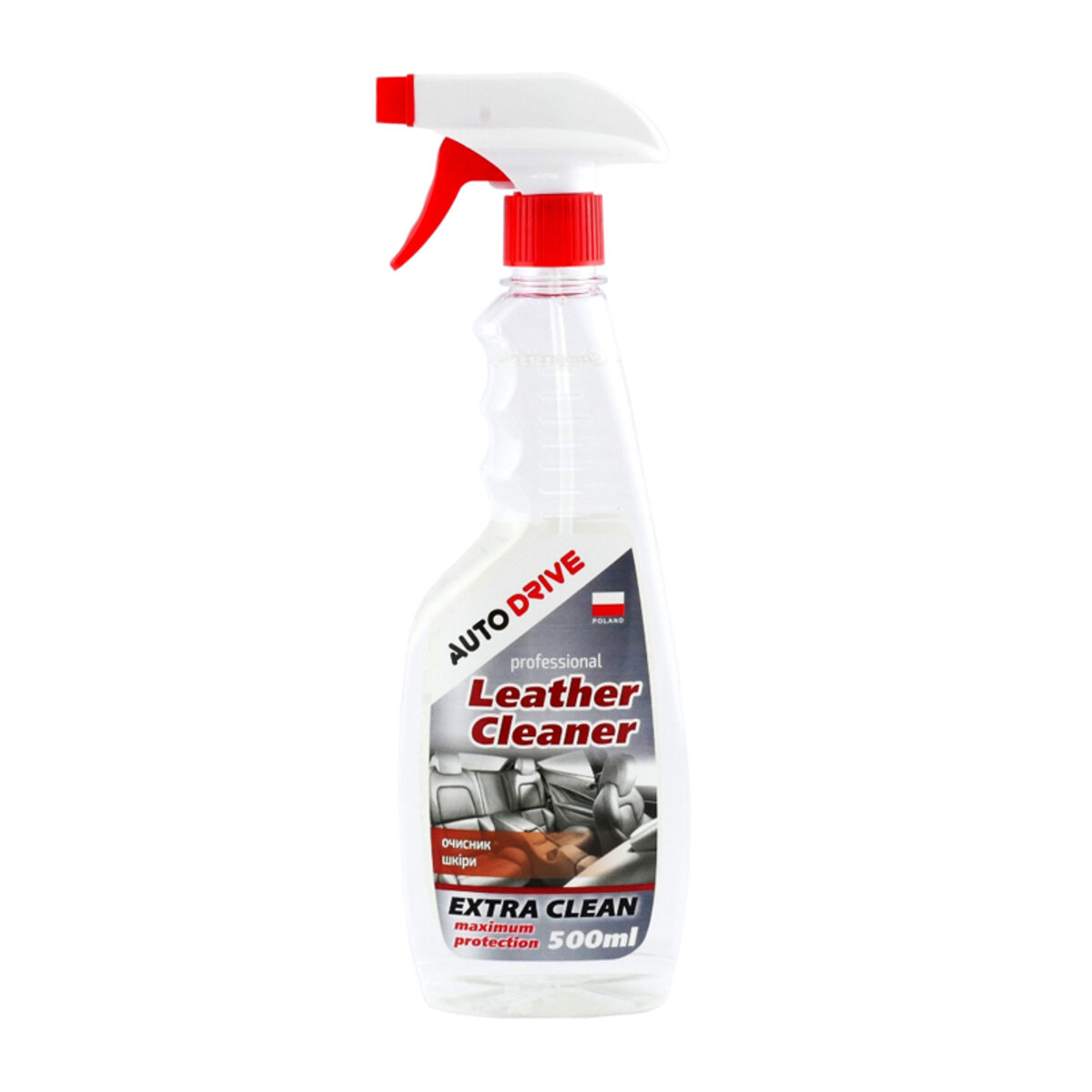 Очисник шкіри AutoDrive Leather Cleaner, 500мл (AD0059) дивитися фото №1