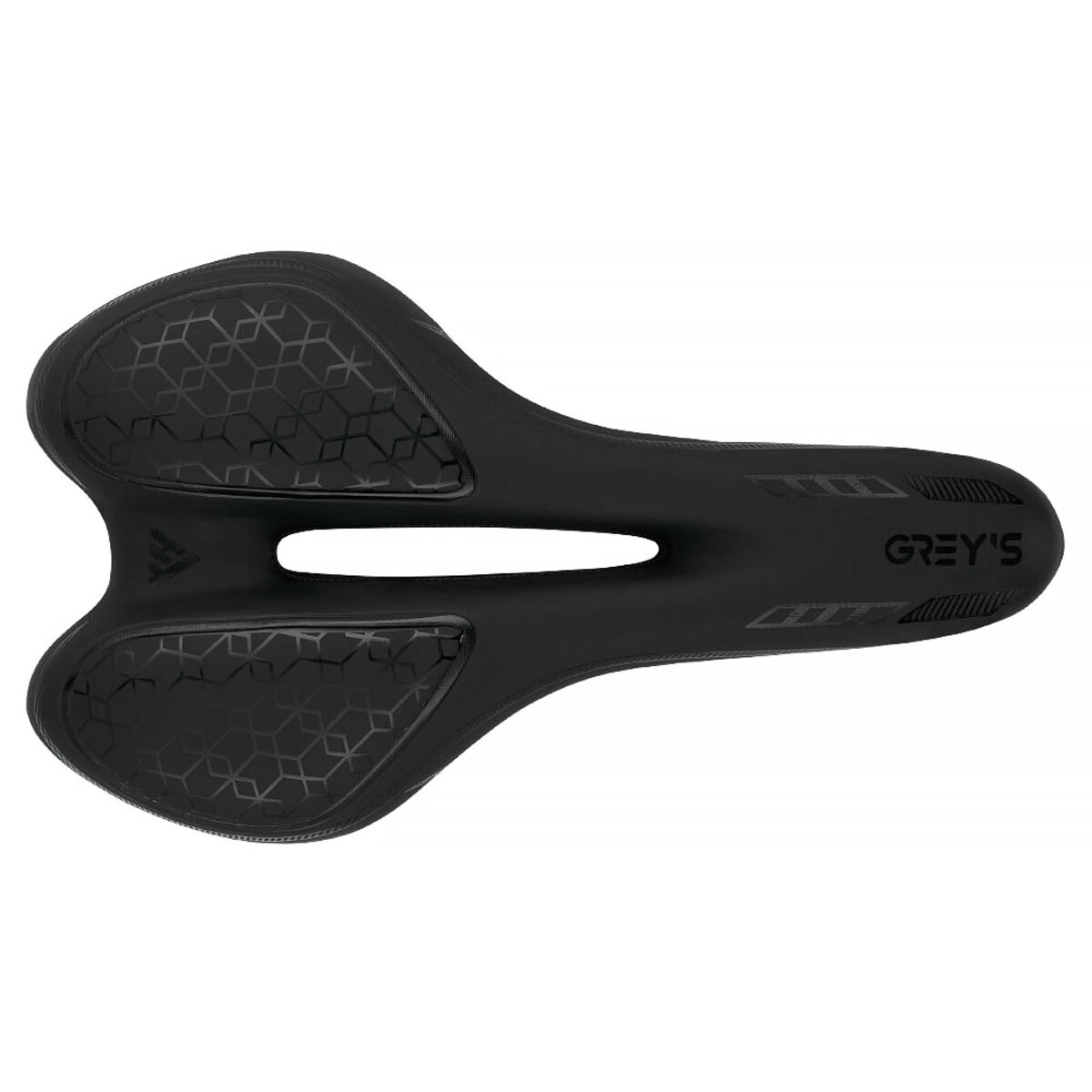 Сідло велосипедне Greys 280мм*160мм чорне (GR70200) дивитися фото №2