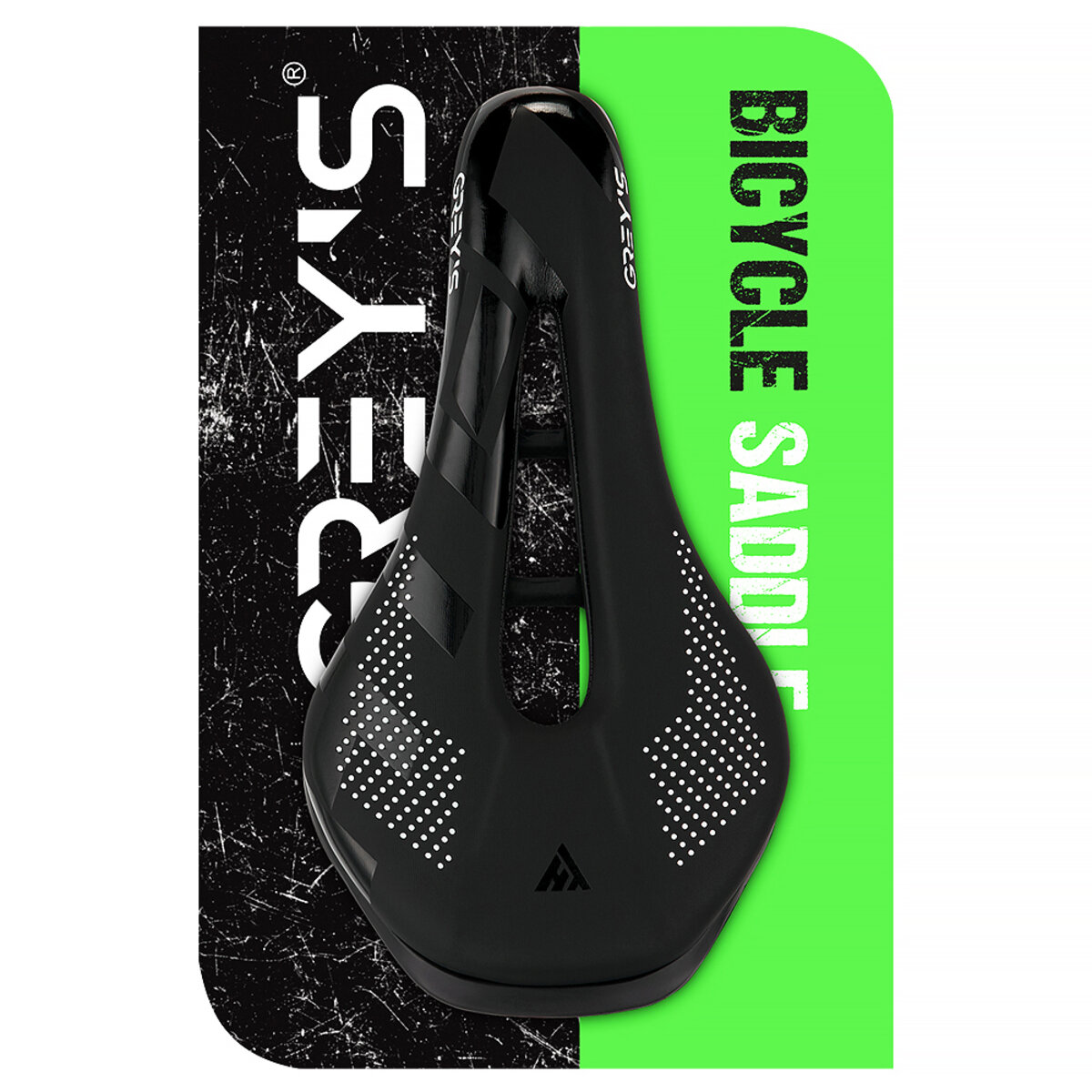 Сідло велосипедне Greys 265мм*135мм чорно-сіре (GR70110) дивитися фото №5