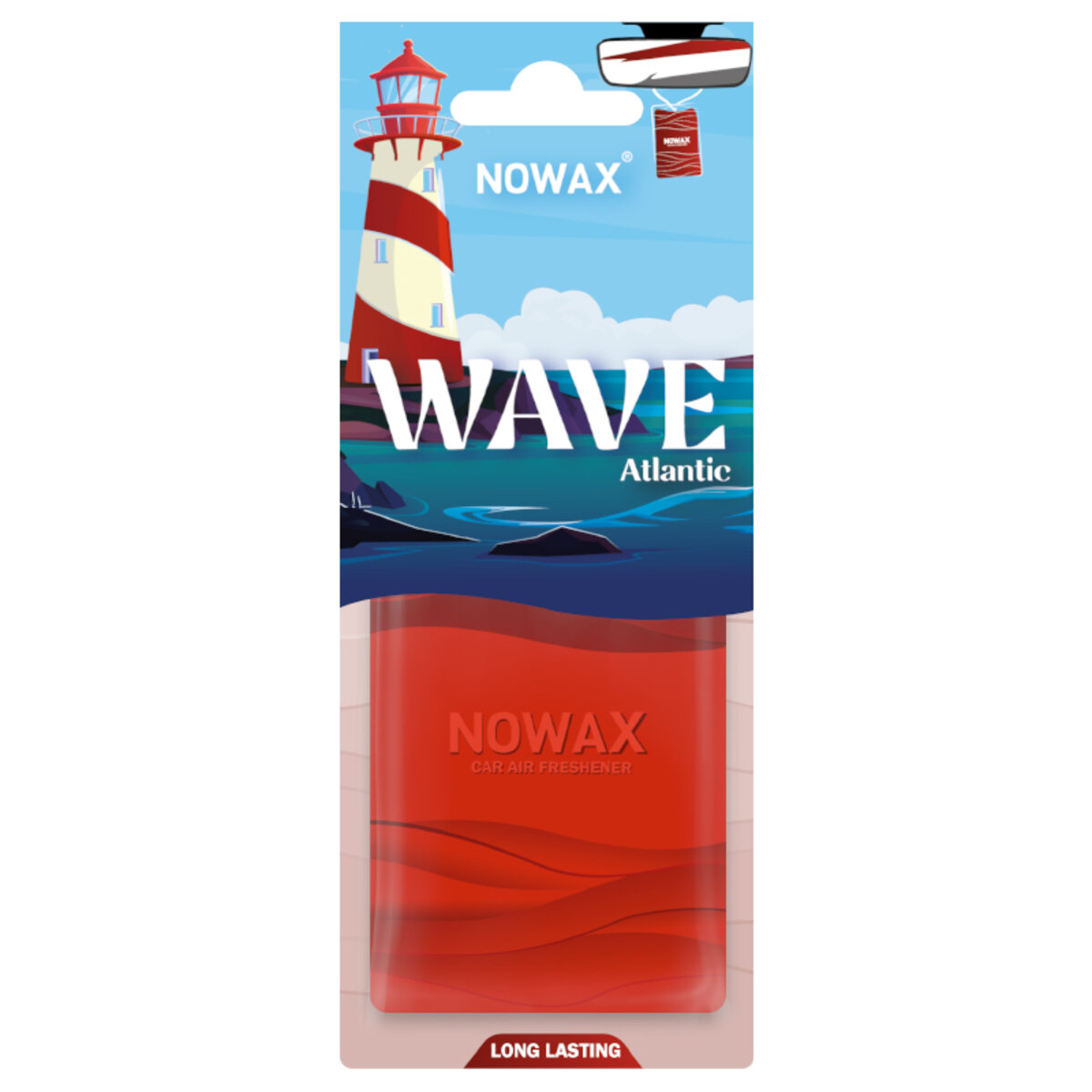 Ароматизатор пластиковий Nowax серія Wave - Atlantic (NX07775) дивитися фото №1