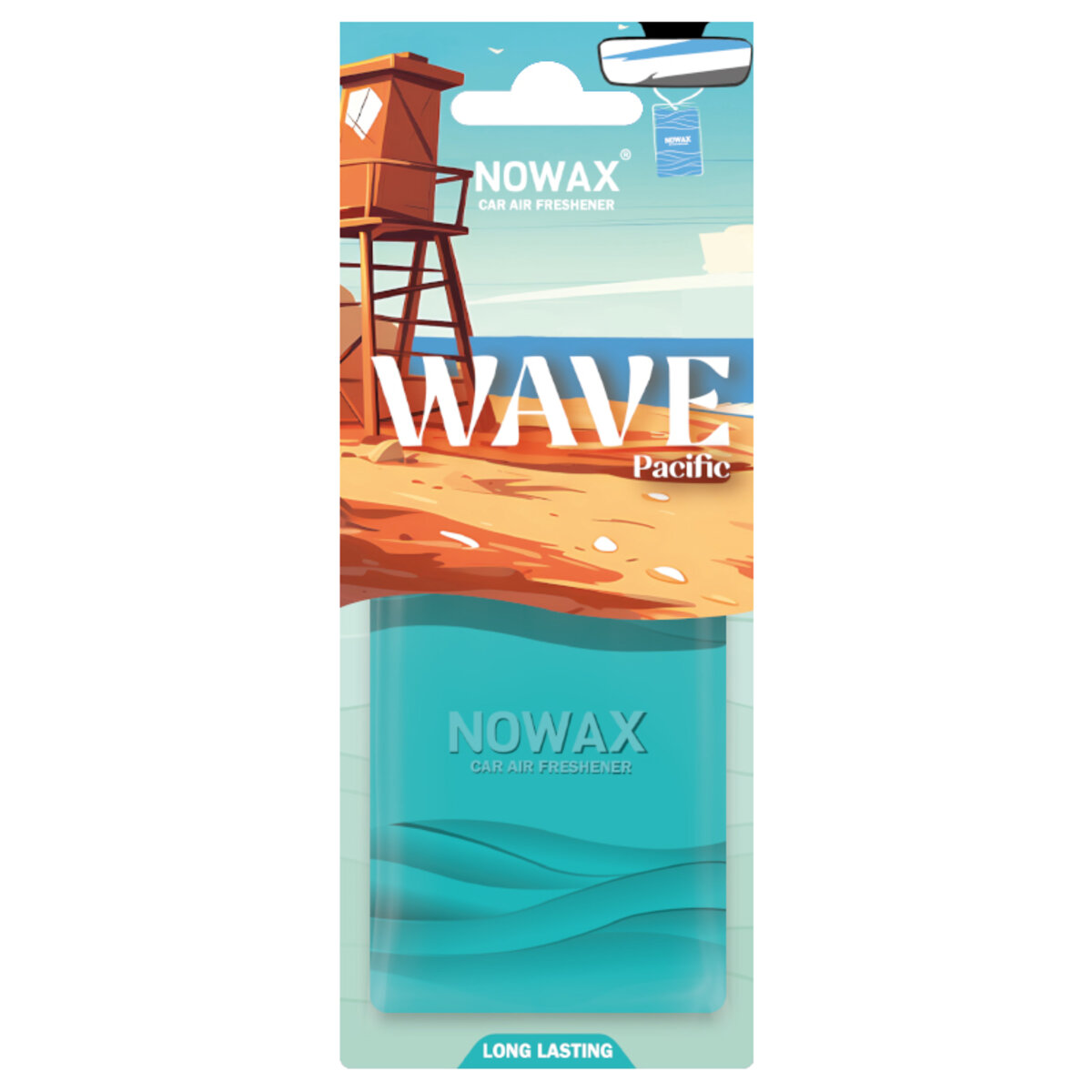 Ароматизатор пластиковий Nowax серія Wave - Pacific (NX07779) дивитися фото №1