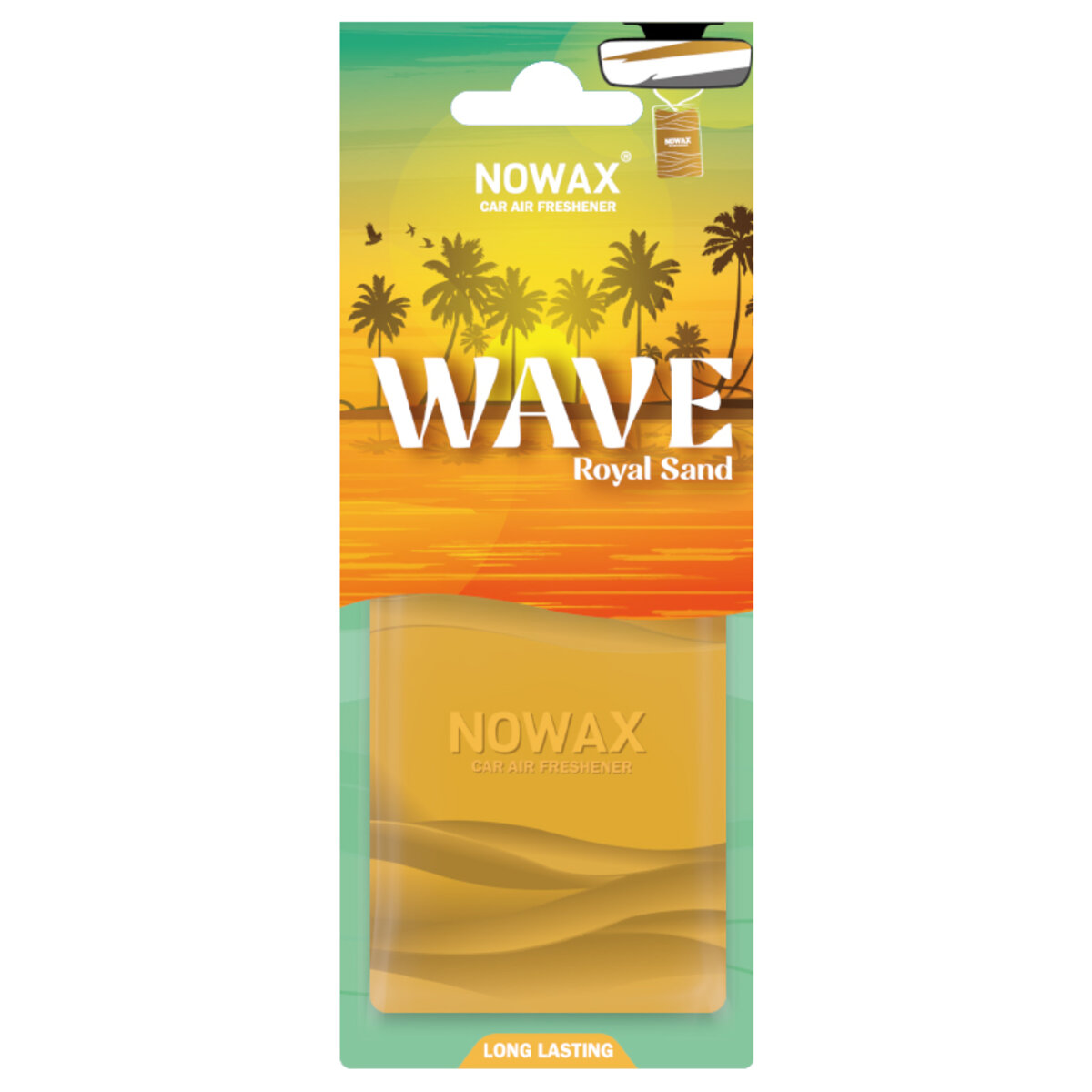Ароматизатор пластиковий Nowax серія Wave - Royal Sand (NX07780) дивитися фото №1