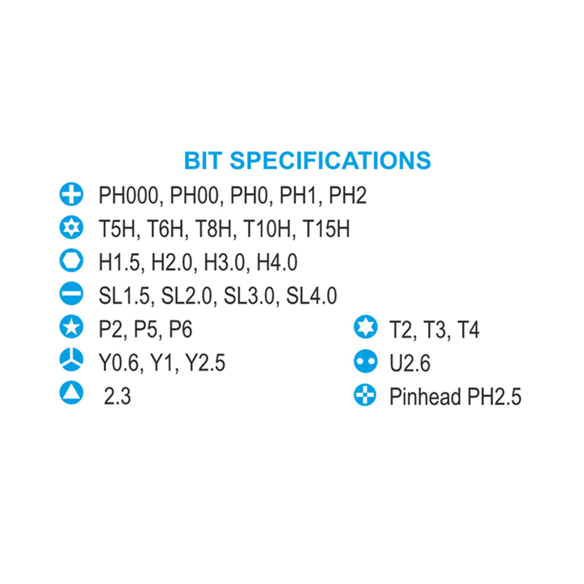 Викрутка Brevia з комплектом насадок для точних робіт 31в1 (55031MMC) дивитися фото №2