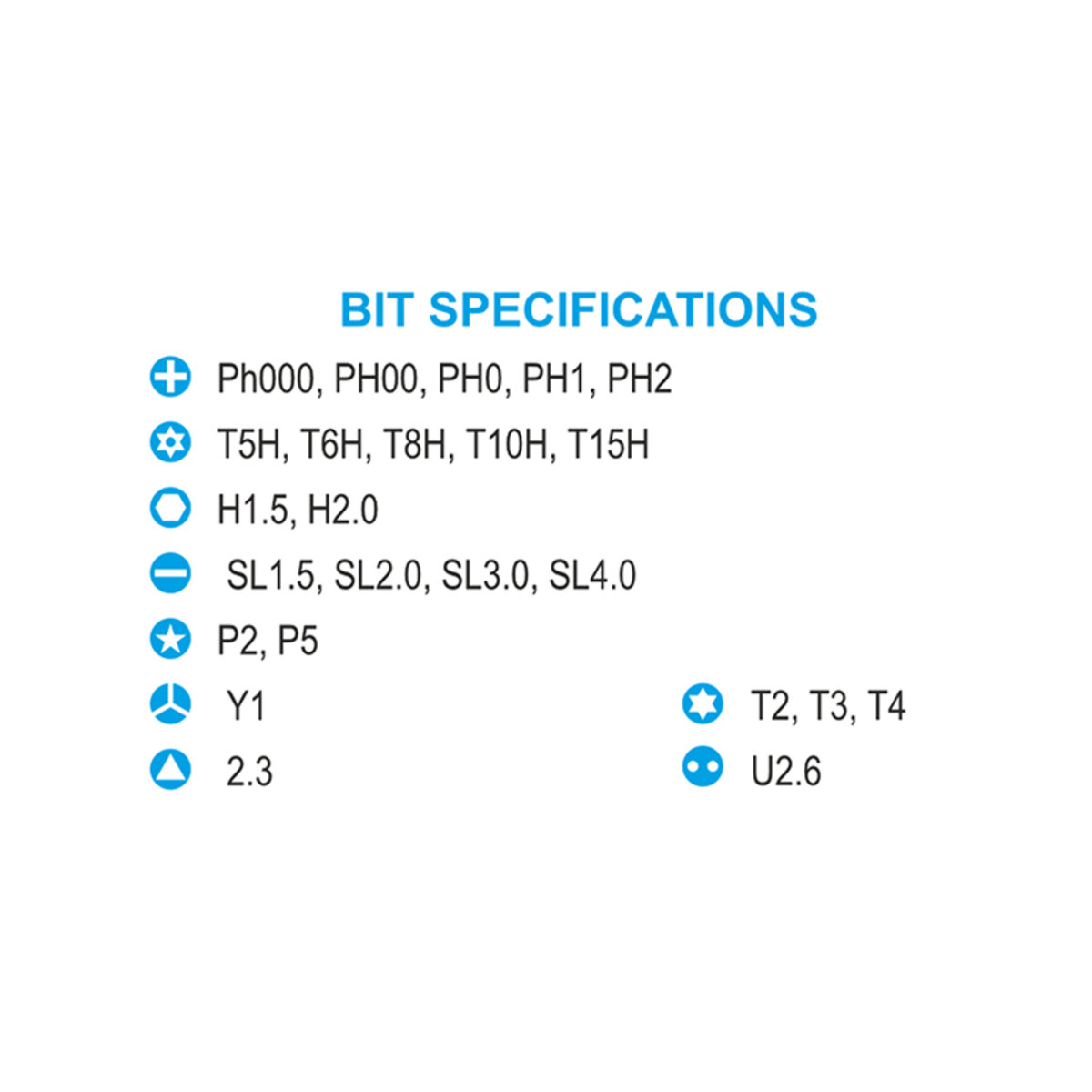 Викрутка Brevia з комплектом насадок для точних робіт 24в1 (55024MMC) дивитися фото №2