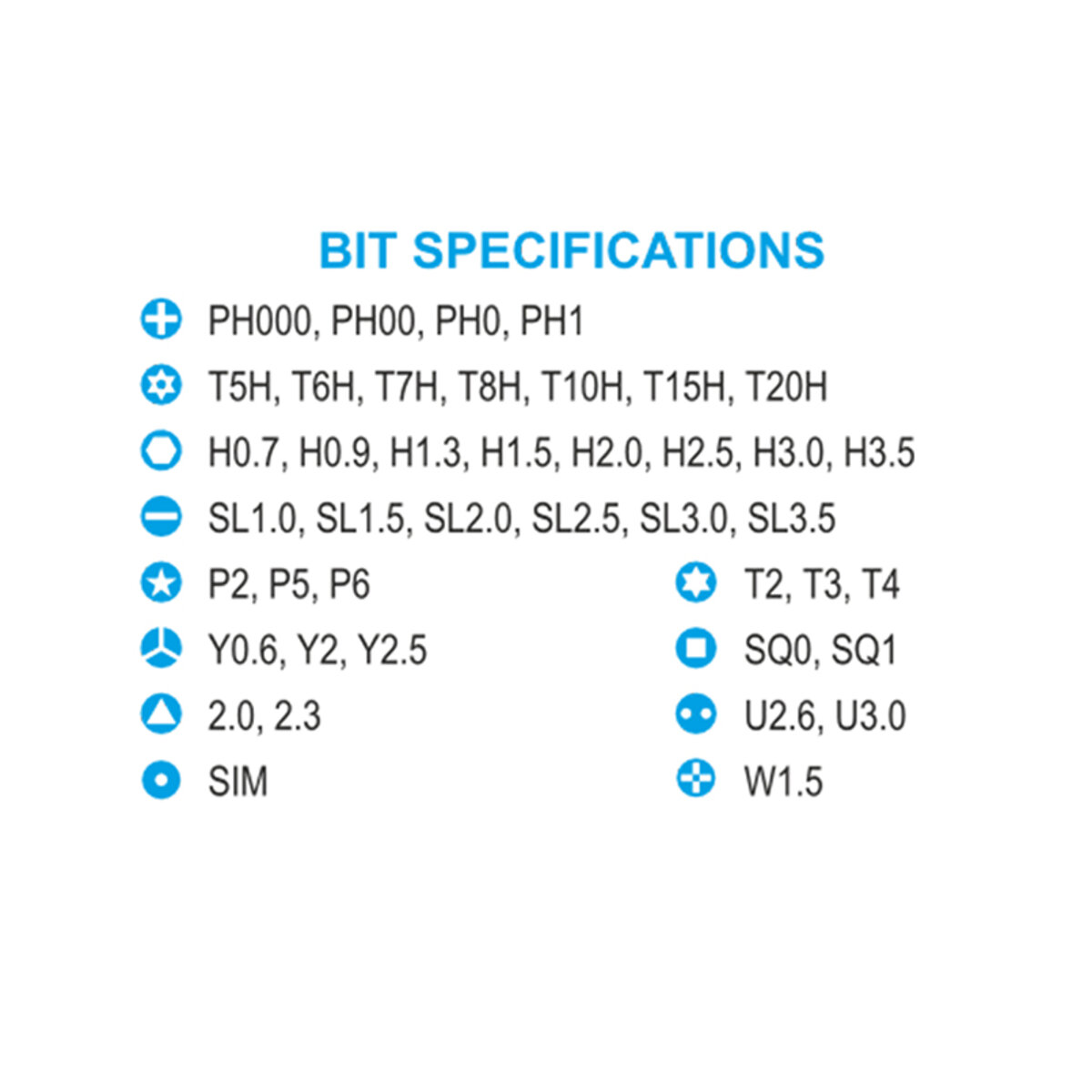 Викрутка Brevia з комплектом насадок для точних робіт алюмінієва 10х127мм, 46в1 (55046MMC) дивитися фото №2