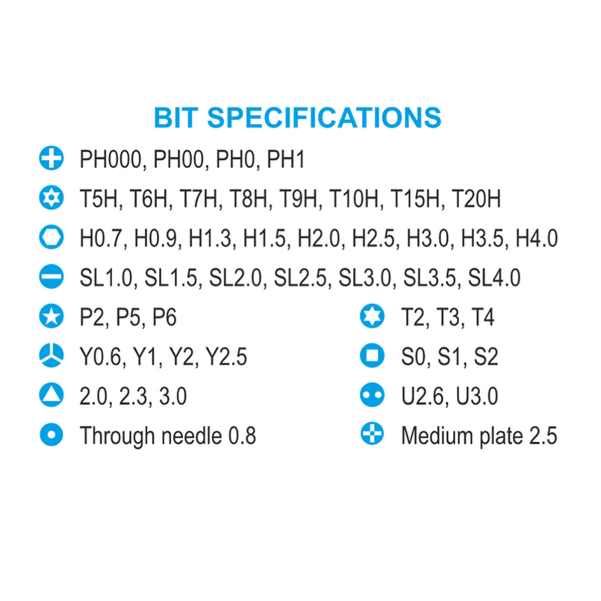 Викрутка Brevia з комплектом насадок для точних робіт алюмінієва 10х127мм, 48в1 (55048MMC) дивитися фото №2