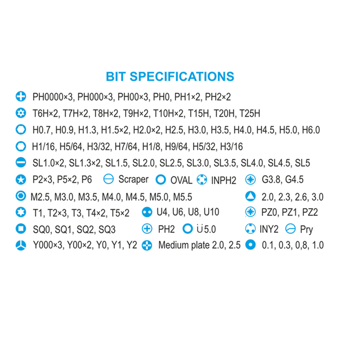 Викрутка Brevia з комплектом насадок для точних робіт 126в1 (55126MRC) дивитися фото №2