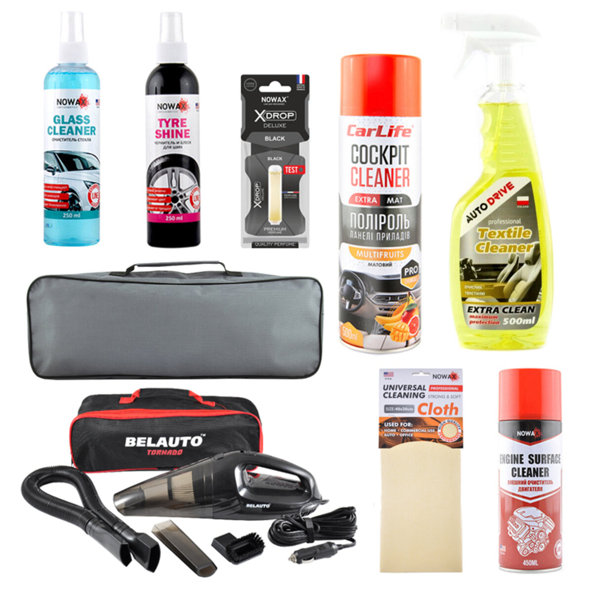 Зимний набор по уходу за автомобилем с пылесосом (na_81) смотреть фото №1