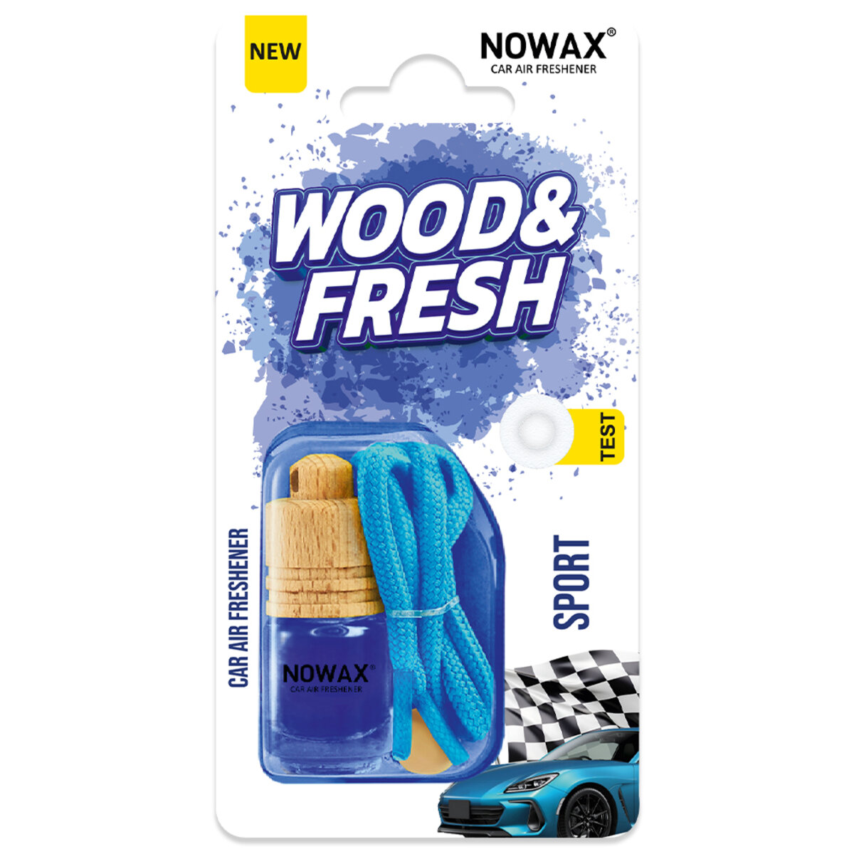 Ароматизатор повітря в блістері Nowax Wood&Fresh - Sport (NX92099) дивитися фото №1