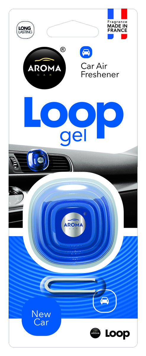 Ароматизатор Aroma Car Loop New Car гелевий (92898) дивитися фото №1
