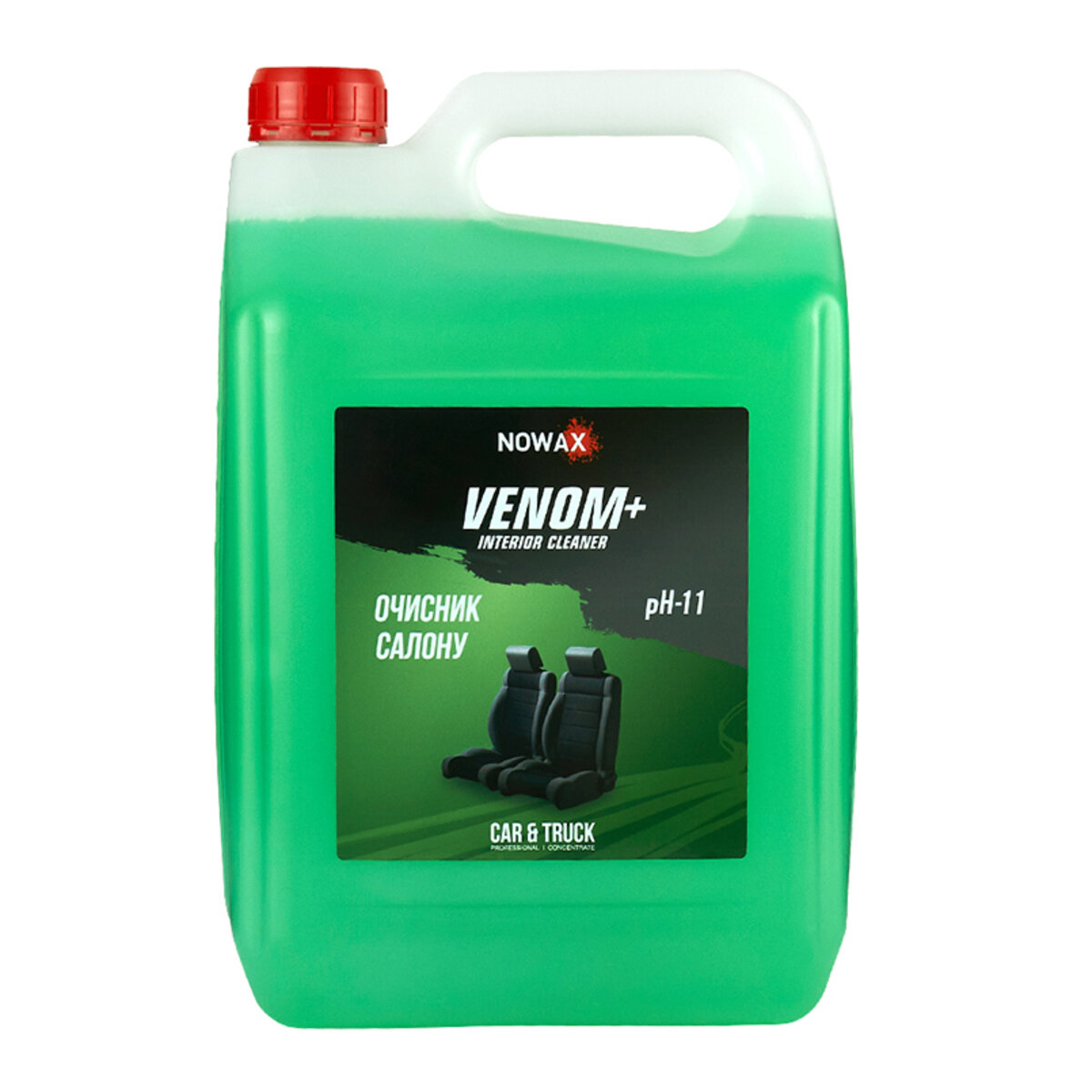 Очисник салону Nowax Venom+ Interior Cleaner концентрат 5л (NX05144) дивитися фото №1