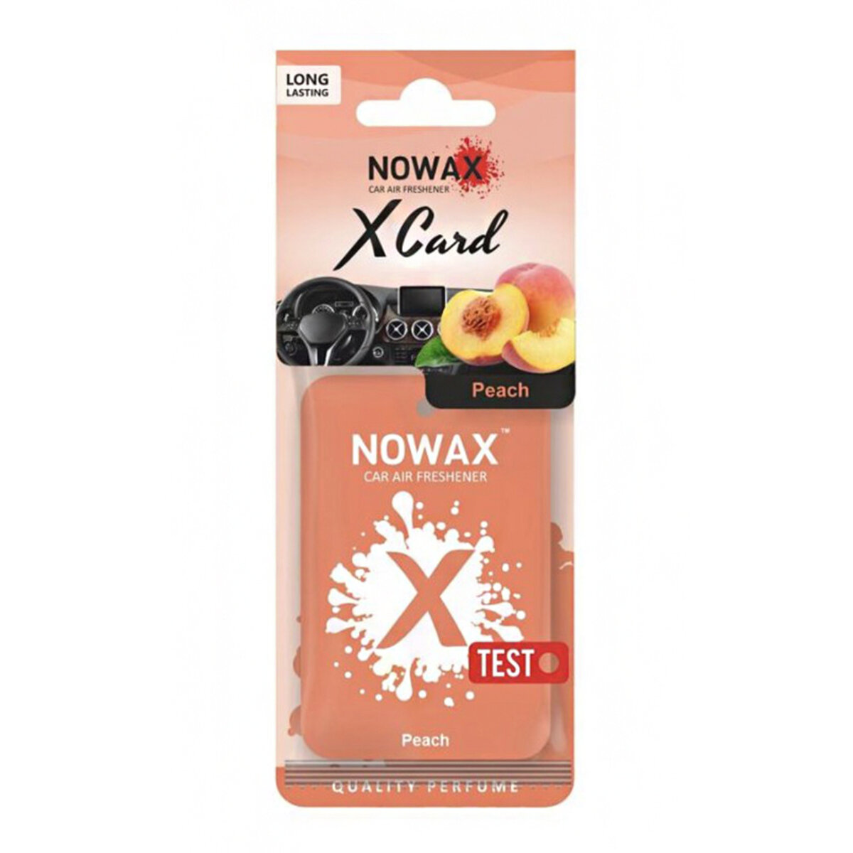 Ароматизатор Nowax X Card Peach сухий (NX07802) дивитися фото №1